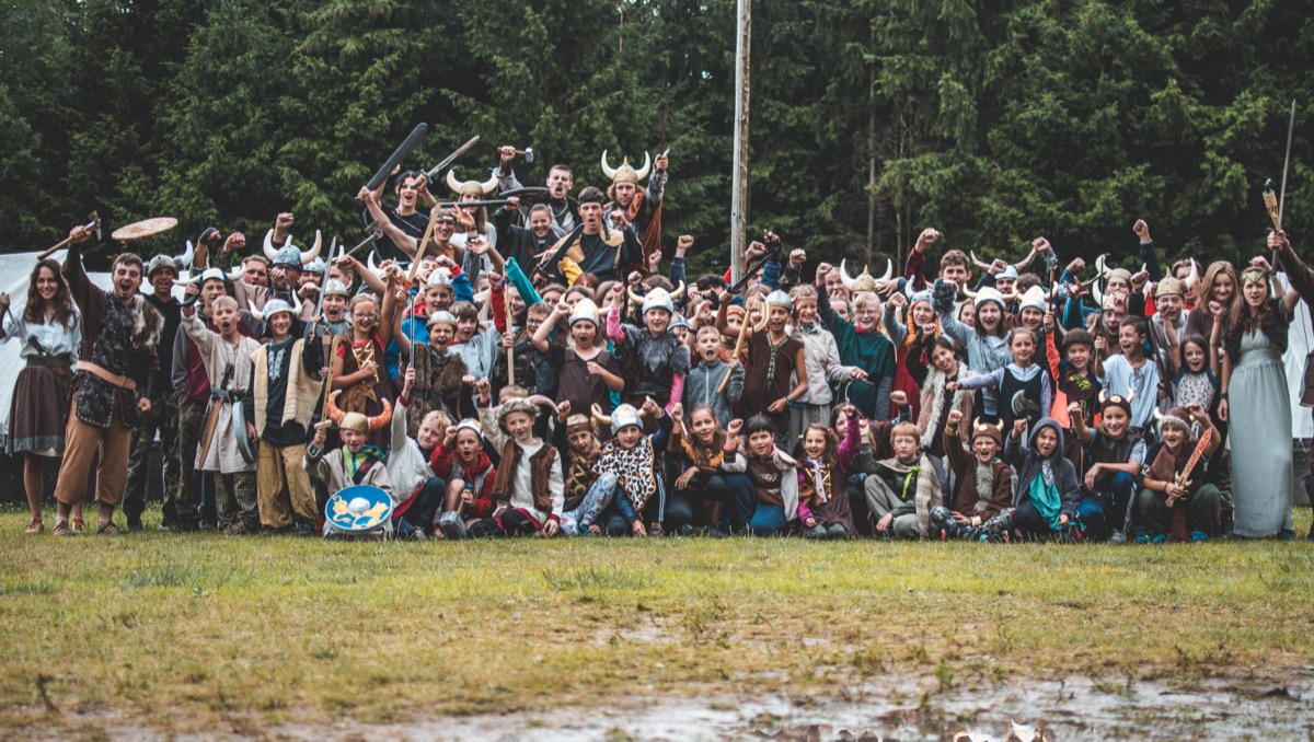 Společné foto z tábora Valhalla